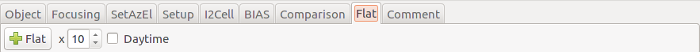 Obs. Plan Editor : Flat TAB