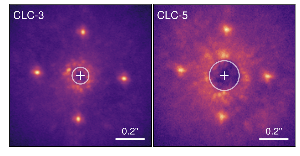 VAMPIRES coronagraph images