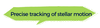 Precise tracking of stellar motion