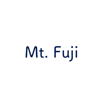 Mt. Fuji