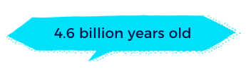  4.6 billion years old