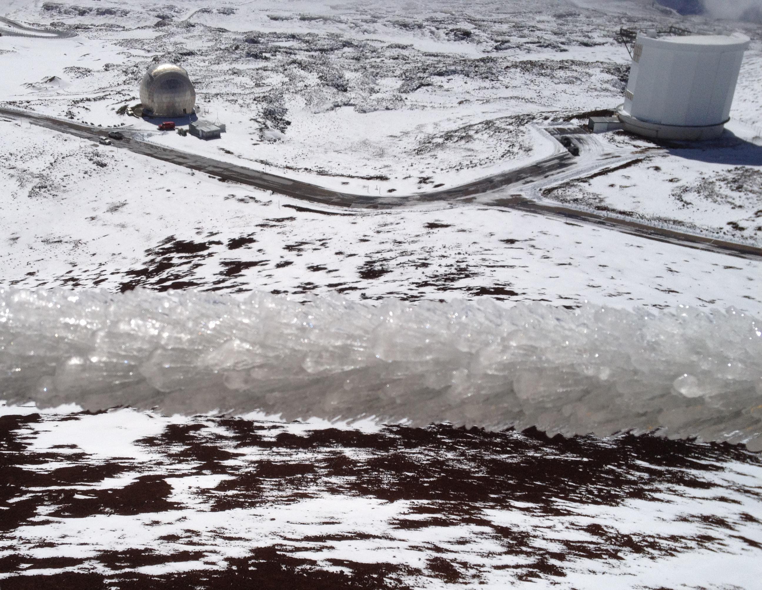 Seeing Is Believing -- Smooth Airflow around Subaru Telescope's Cylindrical Enclosure Figure3