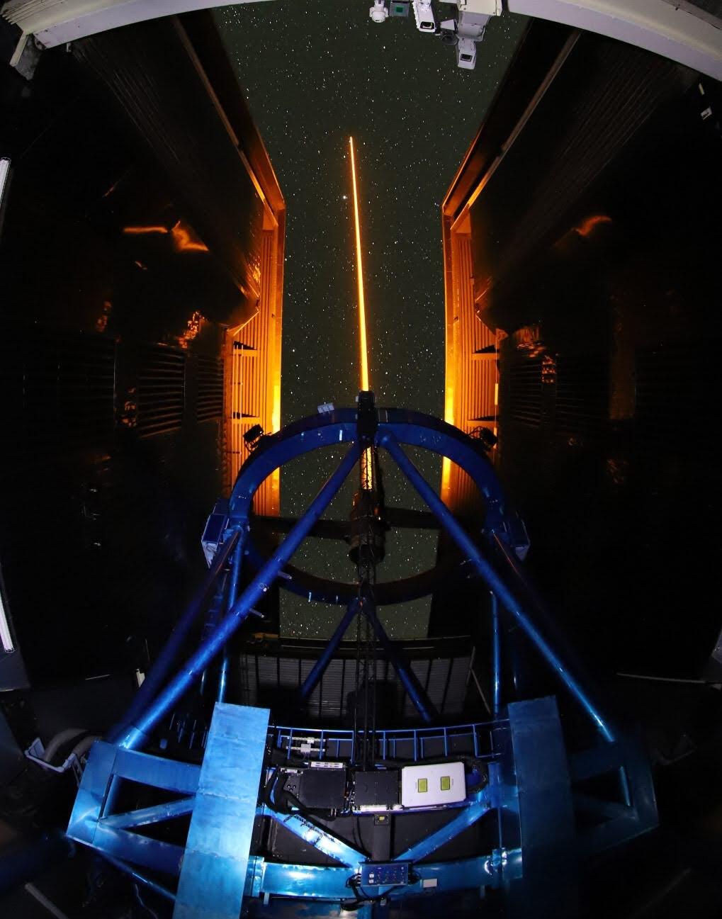 Subaru Telescope Celebrates First Launch of New Laser Guide Star System