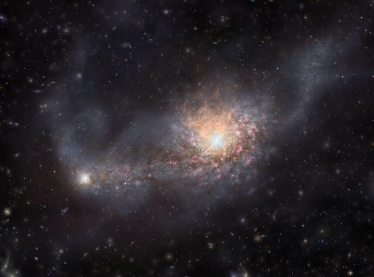 Dancing Galaxies Make a Monster at the Cosmic Dawn Figure