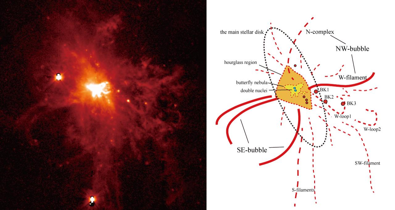 A Violent Wind Blown from the Heart of a Galaxy Tells the Tale of a Merger Figure3