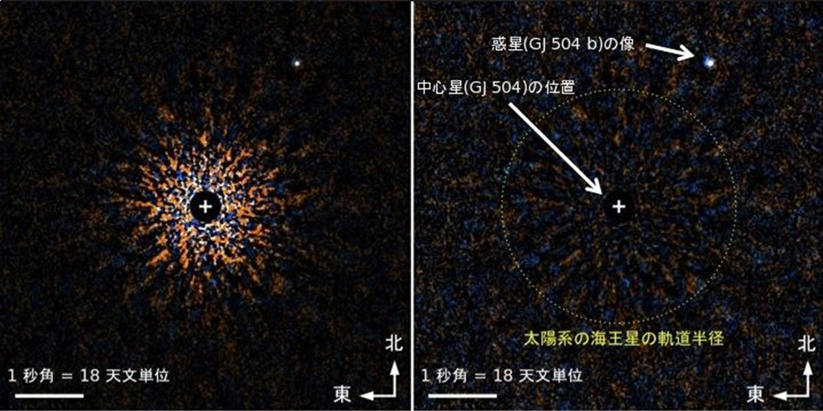 太陽以外の星のまわりに発見された惑星の例。